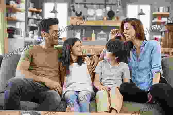 A Cheerful Family Laughing Together On A Couch In This House We Will Giggle: Making Virtues Love And Laughter A Daily Part Of Your Family Life