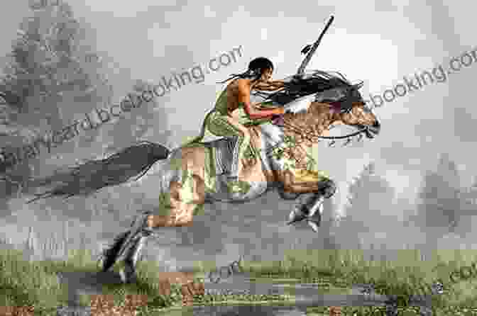 A Depiction Of A Native American Warrior On Horseback, Challenging The Myths And Stereotypes Of The Era Heading West: Oregon Trail And Westward Expansion (Behind The Curtain)