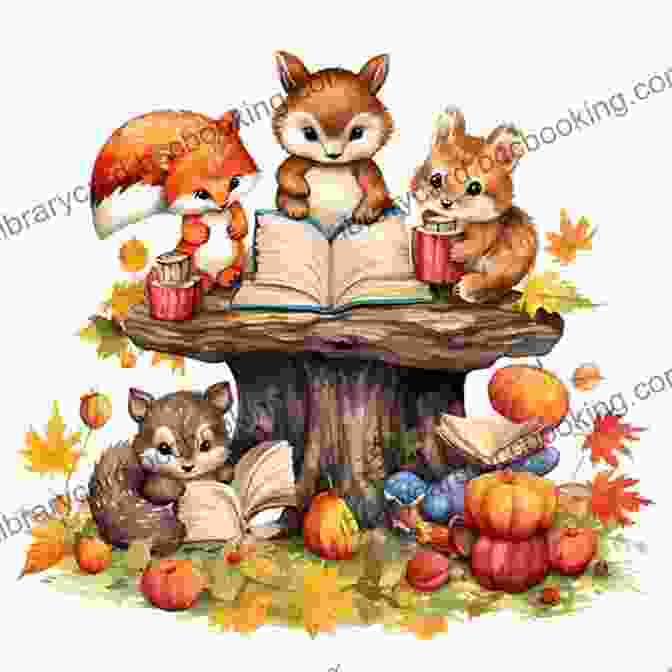 A Group Of Adorable Woodland Animals Gathered Around A Towering Oak Tree, Their Eyes Wide With Wonder And Excitement Poppleton Every Day: An Acorn (Poppleton #3)