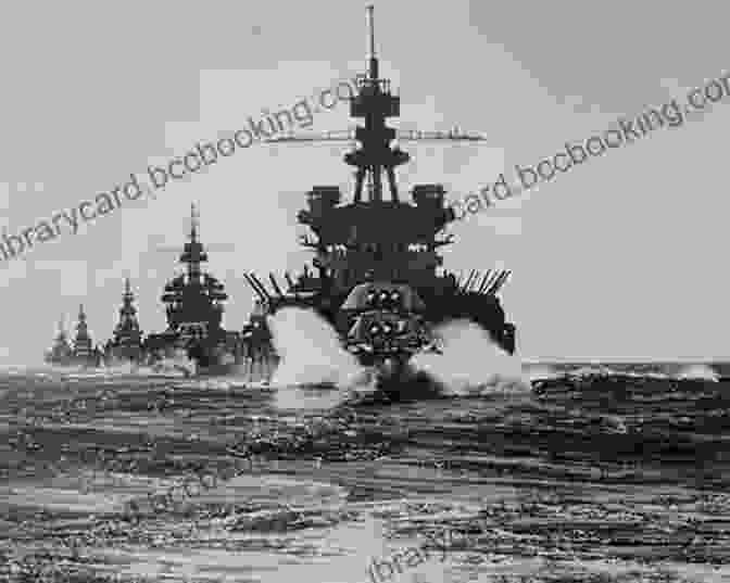 A Historic Photograph Of A Naval Battle During World War II, With Ships Exchanging Gunfire World War II At Sea: A Global History