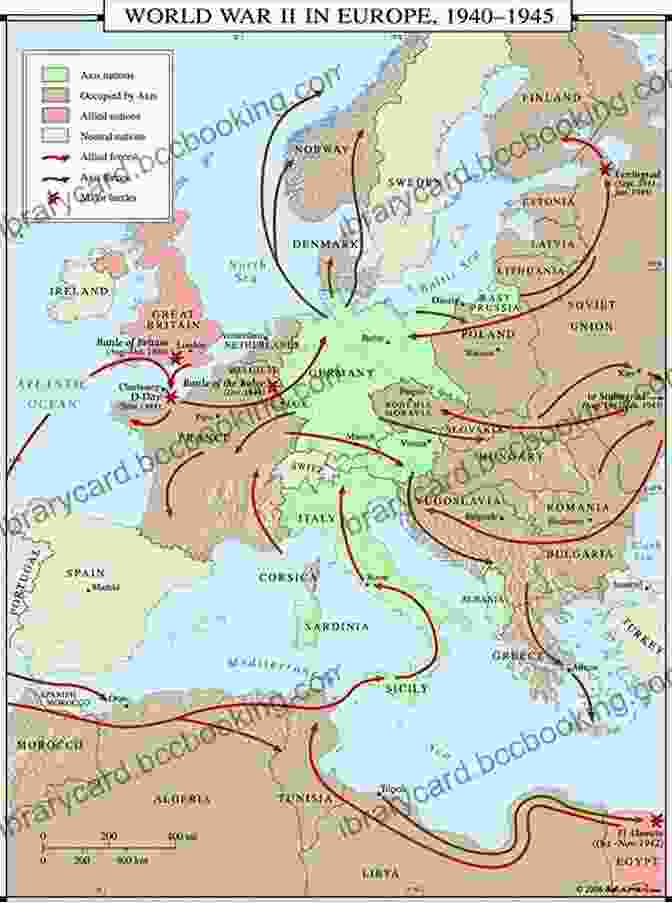 A Map Of Europe During World War II, Highlighting The Major Battles And Turning Points. World War I Quick Study