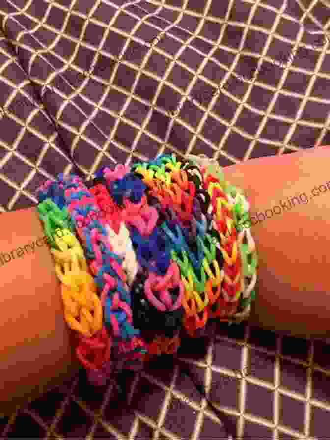 A Vibrant Rubber Band Bracelet Epic Rubber Band Crafts: Totally Cool Gadget Gear Never Before Seen Bracelets Awesome Action Figures And More