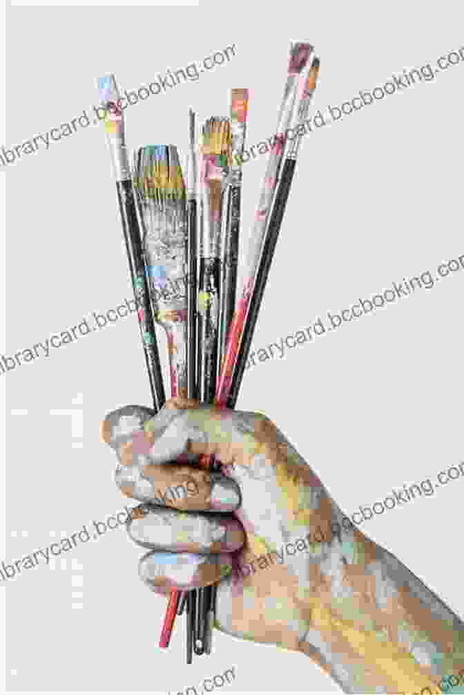 An Artist Holding A Variety Of Paintbrushes ACRYLIC PAINTING FOR BEGINNERS: A COMPLETE STEP BY STEP GUIDE TO LEARN ACRYLIC PAINTING TECHNIQUES