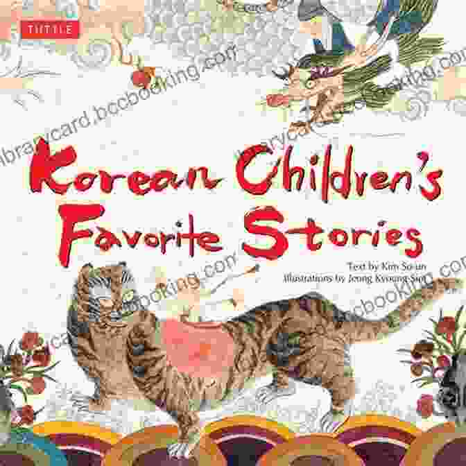 Children Reading A Book Of Korean Folk Tales KOREAN FOLK TALES: THE UNMANNERLY TIGER AND 18 OTHERS