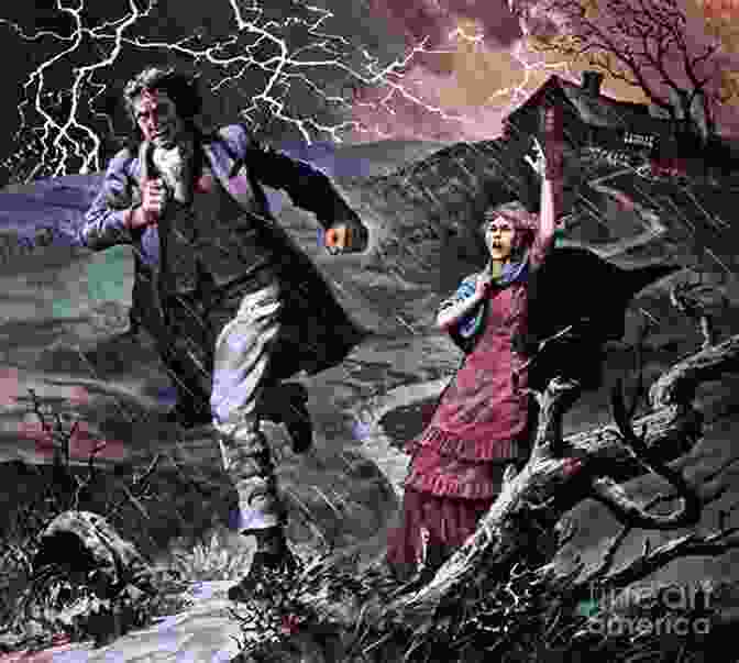 Classic Illustration Of A Scene From 'Wuthering Heights' Irish Wonders: With Famous Annotated Story And Classic Illustrated