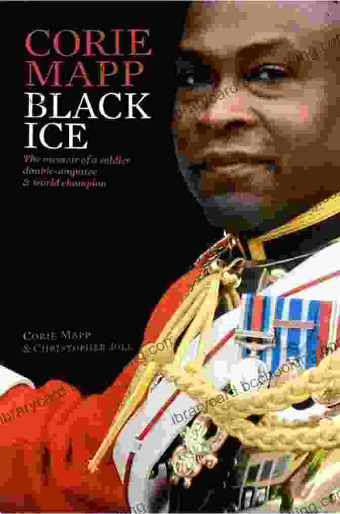 Cover Of 'Black Ice' By Corie Mapp, Depicting A Shattering Heart On A Frozen Lake. Black Ice Corie Mapp