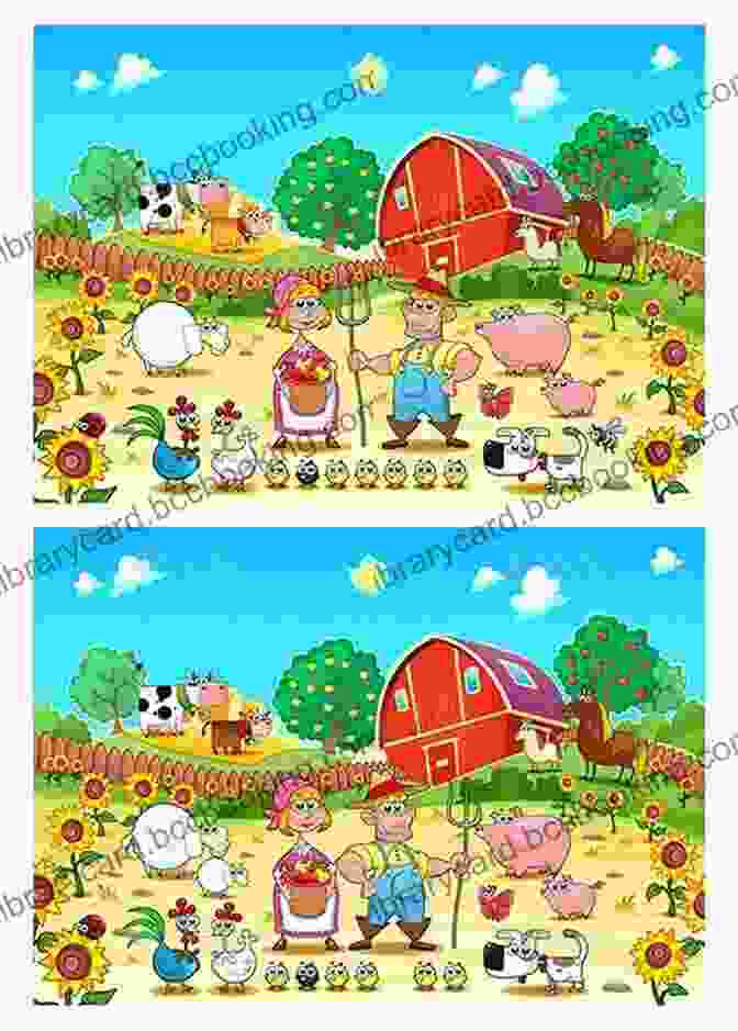 Cover Of Spot The Differences: 40 Amazing Puzzles That Will Test Your Observation Skills Spot The Differences 40 Amazing Puzzles: Stay Home Guessing Games For Kids And Adults