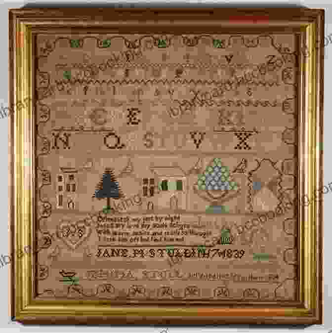 Embroidered Sampler By An Unknown Colonial Australian Woman, Circa 1850 Needlework And Women S Identity In Colonial Australia