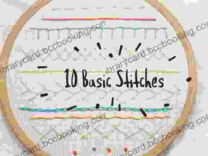 Hand Embroidery Stitches For Beginners Book Cover HAND EMROIDERY STITCHES FOR BEGINNERS: The Complete Step By Step Guide To Learn The Basic Stitches And Acquire The Skill And Techniques To Create Awesome Embroidery Stitches