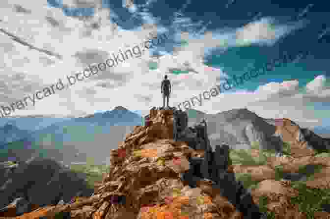 Hiker Standing Triumphantly At The Summit Of A Mountain, Arms Outstretched 100 Classic Hikes WA 3E: Olympic Peninsula / South Cascades / Mount Rainier / Alpine Lakes / Central Cascades / North Cascades / San Juans / Eastern Washington