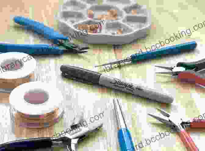 Image Of Essential Wire Wrapping Tools Laid Out On A Workbench Wirework W/DVD: An Illustrated Guide To The Art Of Wire Wrapping
