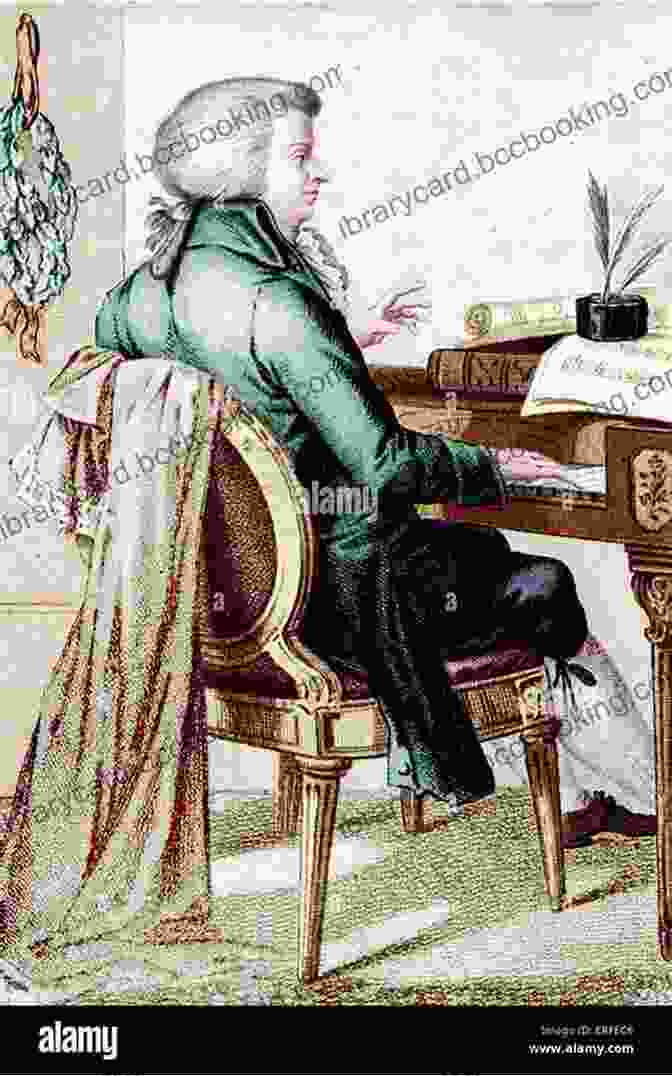 Mozart Composing At His Desk, Surrounded By Scattered Musical Scores Life Of Mozart (Volume 3 Of 3)
