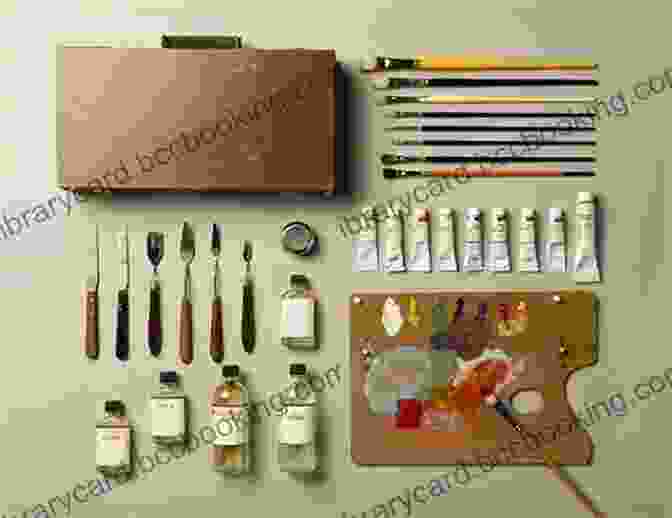 Oil Painting Tools And Materials Laid Out On A Table The Beginner S Guide To Oil Painting: Simple Still Life Projects To Help You Master The Basics