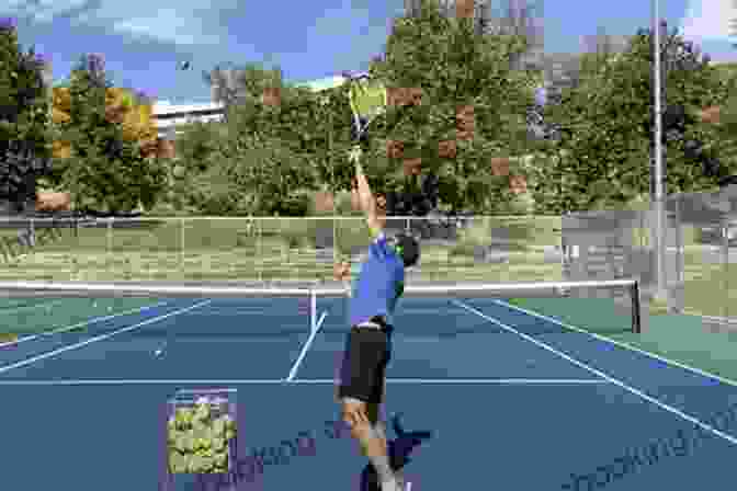 Player Hitting A Topspin Serve Tennis Cheats Hacks Hints Tips And Tricks That Every Tennis Player Should Know