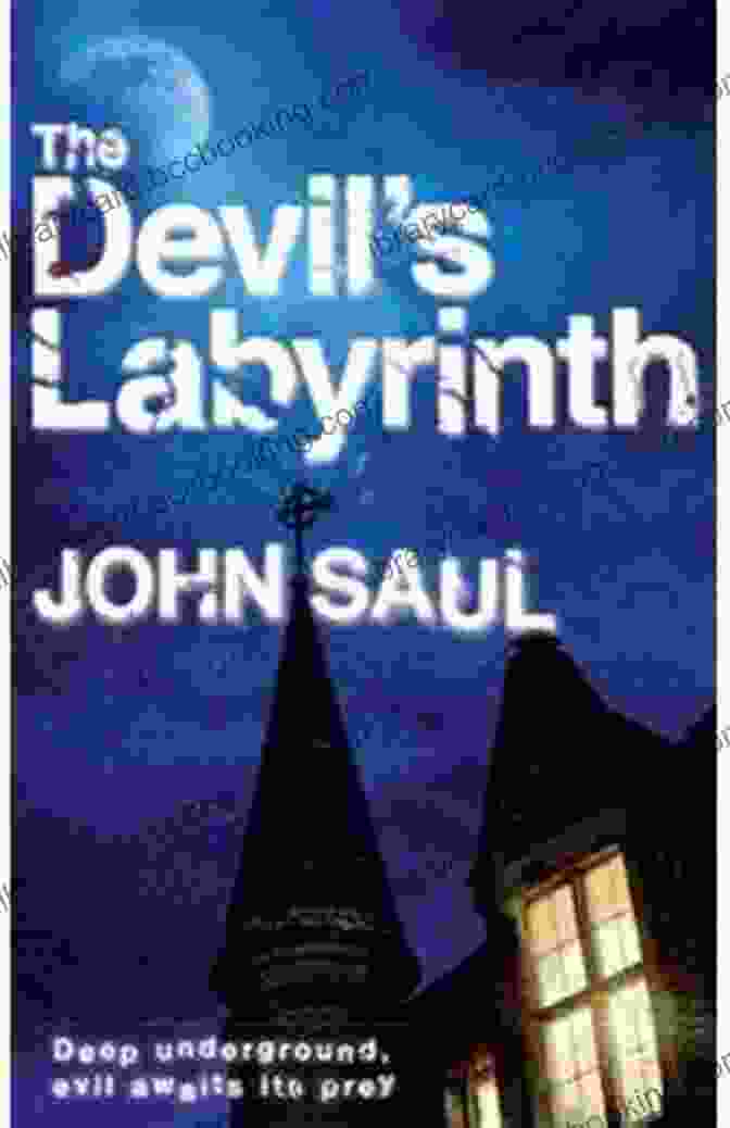 The Devil's Labyrinth Book Cover Featuring A Keyhole And A Maze The Devil S Labyrinth Clive Johnson