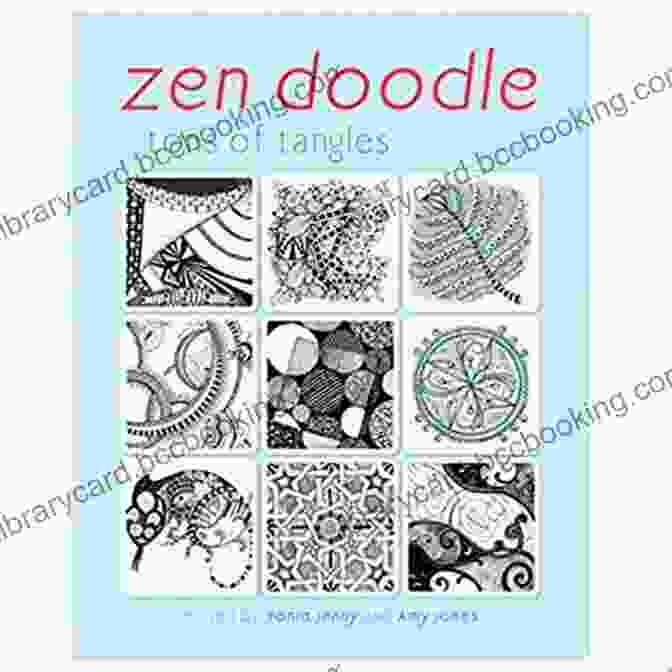 Zen Doodle Tons Of Tangles Book Cover Zen Doodle: Tons Of Tangles
