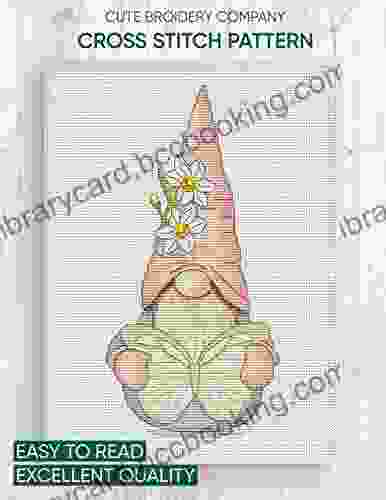 Cross Stitch Pattern: Spring Gnome: Counted Cross Stitch