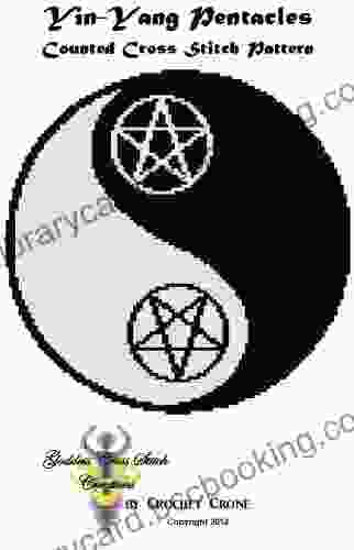 Yin Yang Pentacles Counted Cross Stitch Pattern